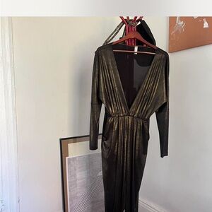 American Apparel Gold Jumpsuit